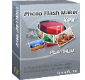 Erstellen Sie Video Diashow mit Photo Flash Maker Platinum.
