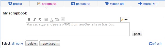 Add flash to Orkut