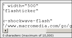 embed slideshow in hi5