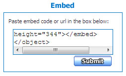 embed youtube video on myyearbook