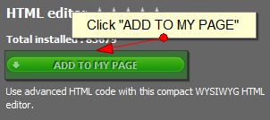 embed slideshow in netvibes