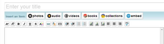 Create a Vox blog post