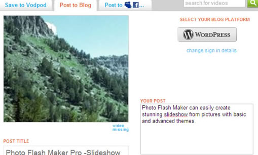 embed slideshow on wordpress