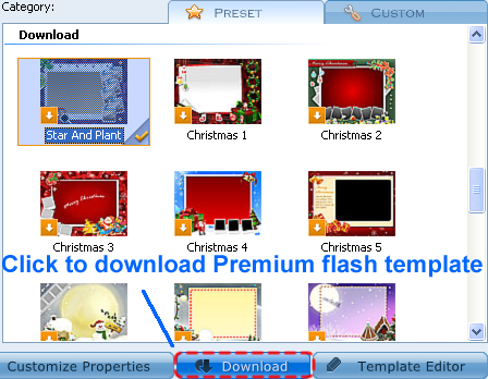 Download Premium flash template